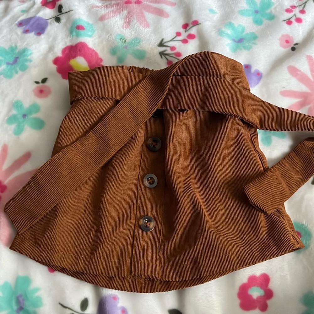 Shein brown skirt